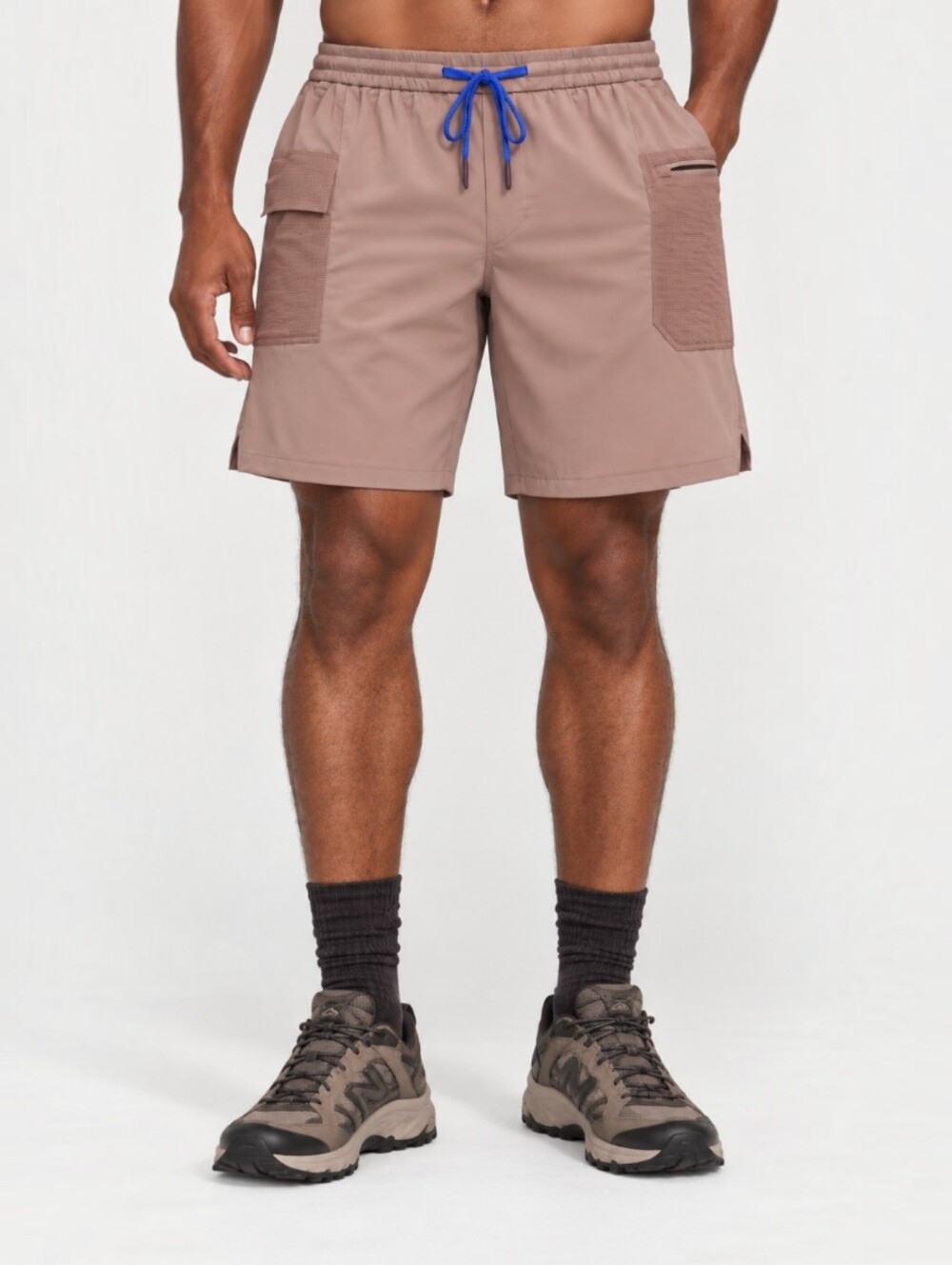 Lululemon Water-Repellent Hiking Cargo Shorts 8" Clay Pink Utility Outdoor L
